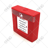 Siemens FDMH293-R корпус красный, со стеклом и ключом