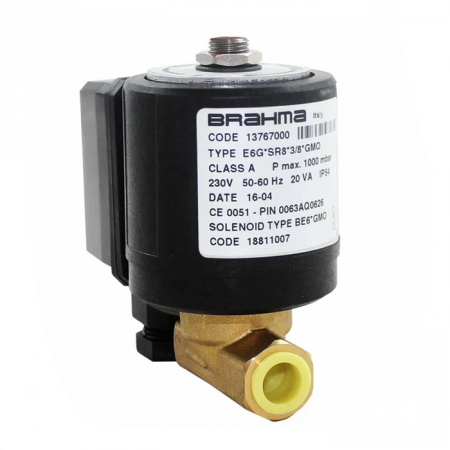  BRAHMA E6G*SR8*3/8*GMO Газовый клапан фото в интернет-магазине ALEV